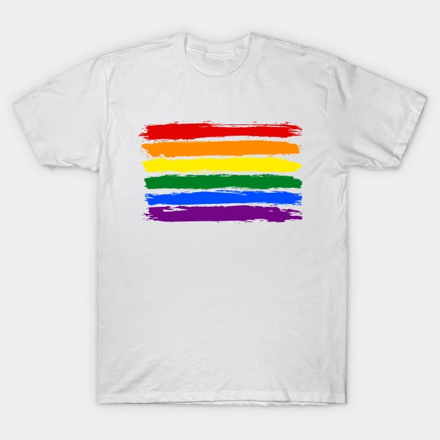 RAINBOW STRIPES T-Shirt by TODAY'S TEES